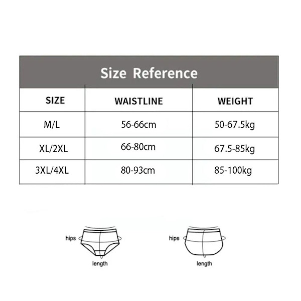 Butt Lifting Pants High Waist Bukser SVART XL-2XL black XL-2XL