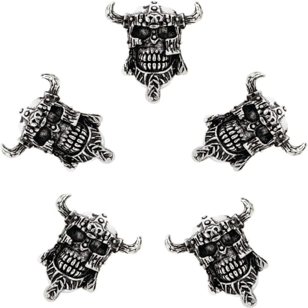Skull Viking Beads Combo Braids Charms Viking Rune Beards