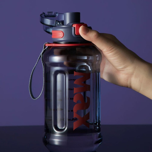 Sportsvandflaske Fitness Drikkeflaske BLÅ 880ML Blue 880ml
