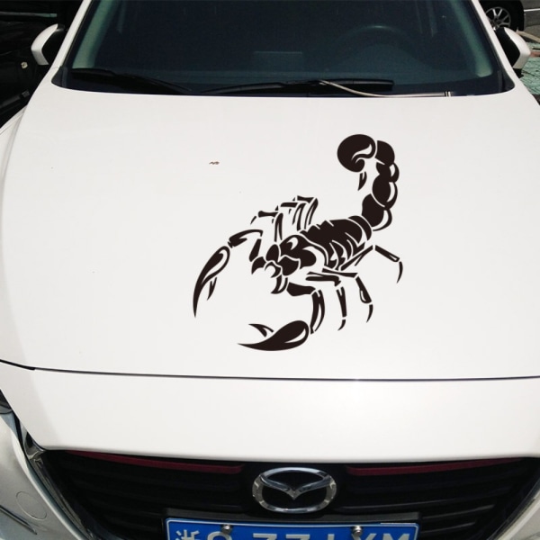 2 st 3D Scorpion Car Hood Stickers Bil Body Stickers Dekaler