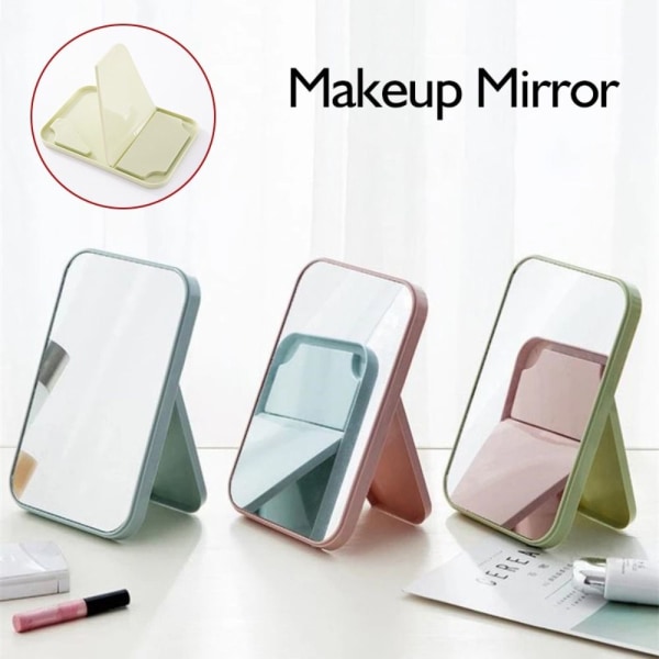 Sammenfoldeligt spejl makeup spejl PINK Pink