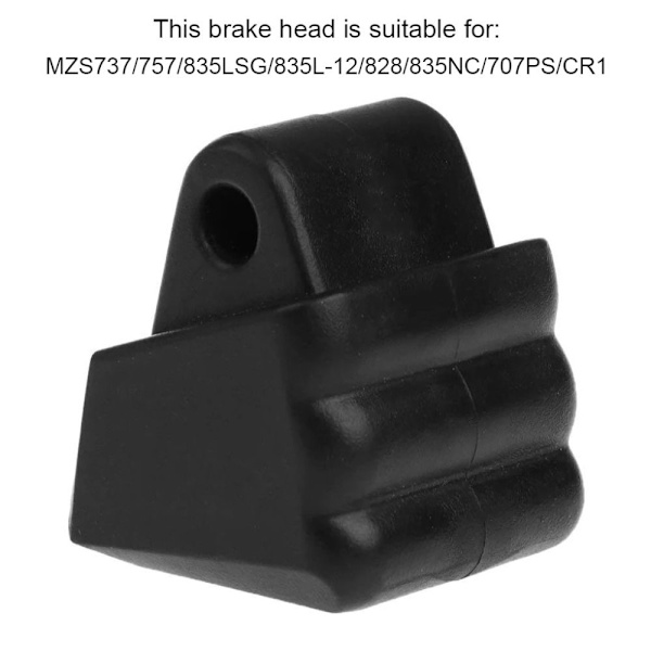 Skate Toe Stops Inline Skate Brake Roller SORT black