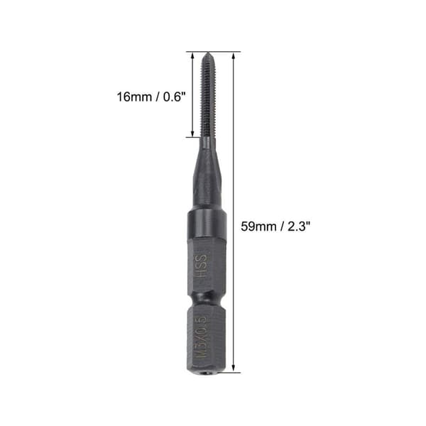 Metrisk Maskintap M3 Gevind 0,5 Stigning H2