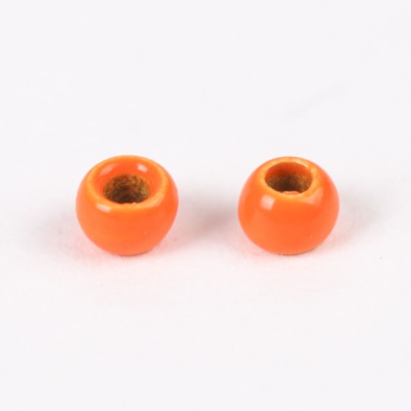 Tungsten Beads Fluebindingsmateriale 3,3MMFLUO ORANGE FLUO ORANGE 3.3mmFluo Orange