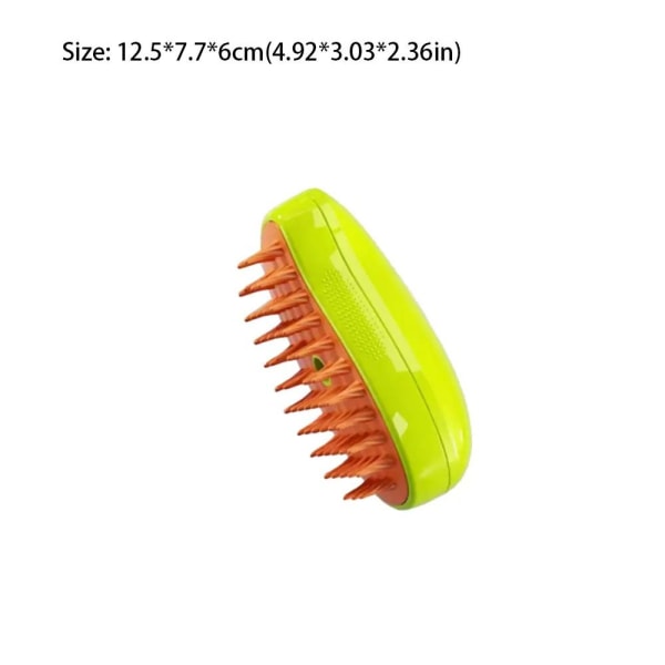 Cat Steam Brush Pet Electric Spray Hierontakampa VIHREÄ green