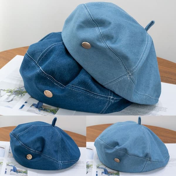 Muoti Baretti Cowboy Baretti VAALEANSININEN Light Blue