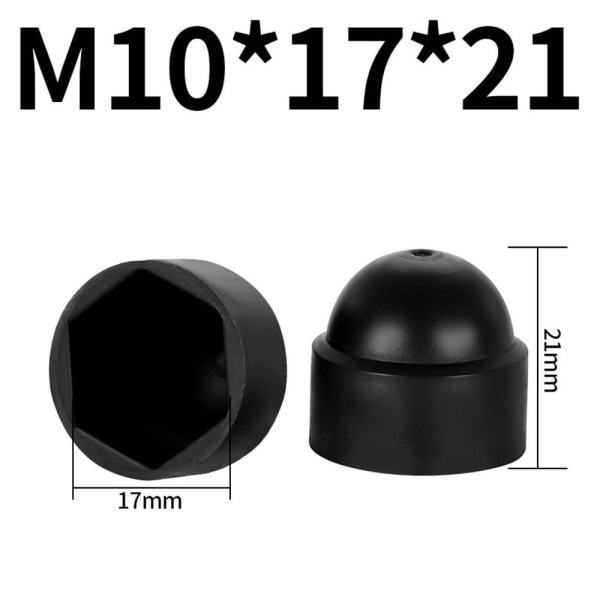 50 st Kupolbulthuvud Skyddslock Cap Cover 50PCS