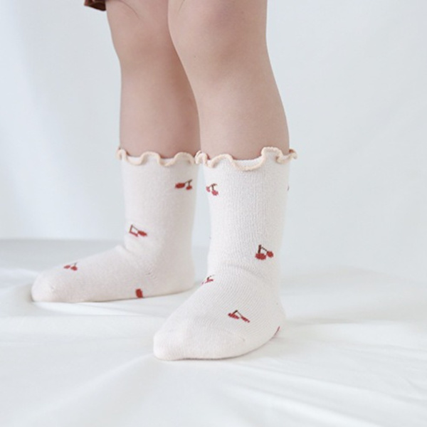 1pari Baby Socks Short Tube Sukat KELTAINEN S yellow S