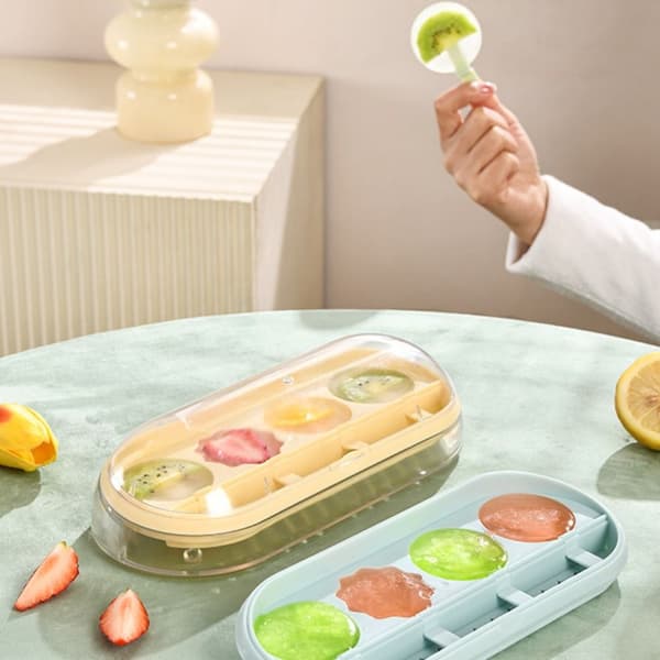Isterningeform Ispindform GUL ISTERNIGEFORM ISTERNINGEFORM yellow Ice Cube Mold-Ice Cube Mold