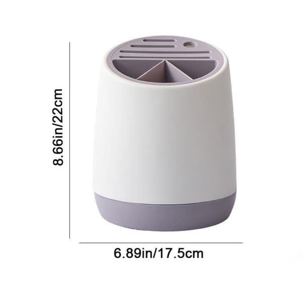 Oppbevaringsstativ Spisepinneholder HVIT&GRÅ White&Grey