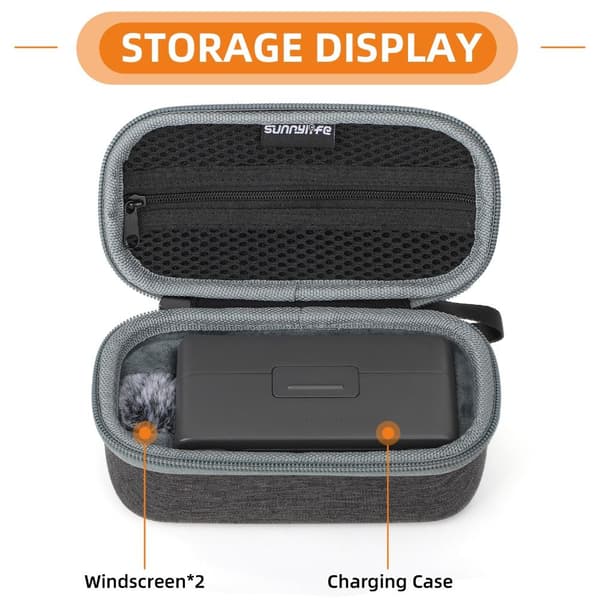 Mini oppbevaringsveske reiseetui Black