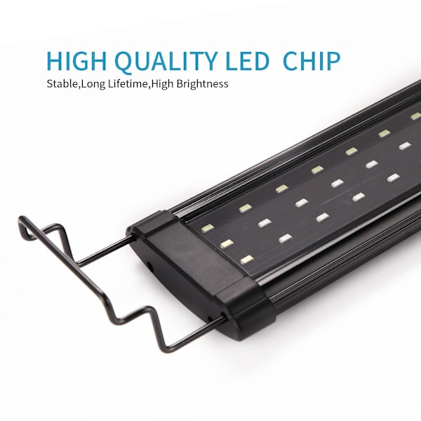 Akvarium LED lys Fisketank LED lys 45-60CM220V EU STIK 220V 45-60CM220V EU Plug