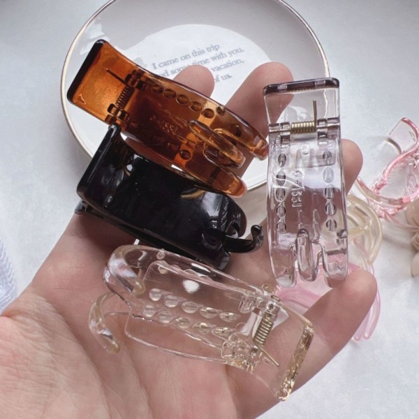 Hårklämma Hårklo TRANSPARANT Transparent