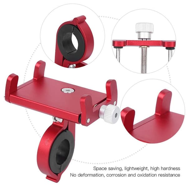 1 stk cykeltelefonholder cykelmontering SORT SORT black