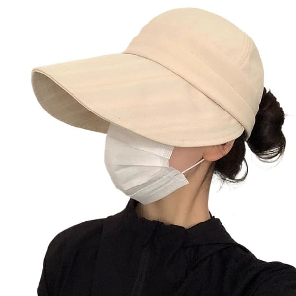 Solhatt för damer, baseballkepsar BEIGE beige