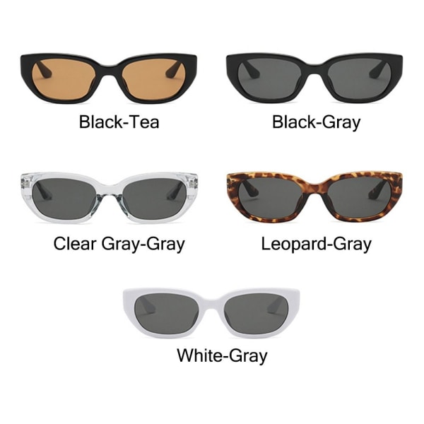 Cat Eye Solbriller Retro Shades LEOPARD-GRÅ LEOPARD-GRÅ Leopard-Gray