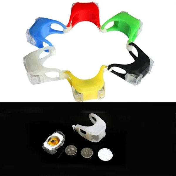 Nattalarmlys LED-blits Forsiktig-lampe HVIT White