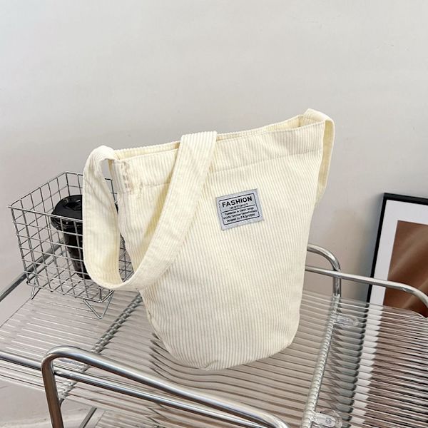 Vakosametti Crossbody Laukut Bucket Laukut VALKOINEN white