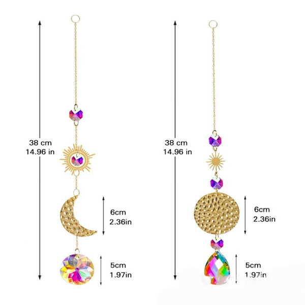 Crystal Sun Catchers Rainbow Prisms riipus A A A