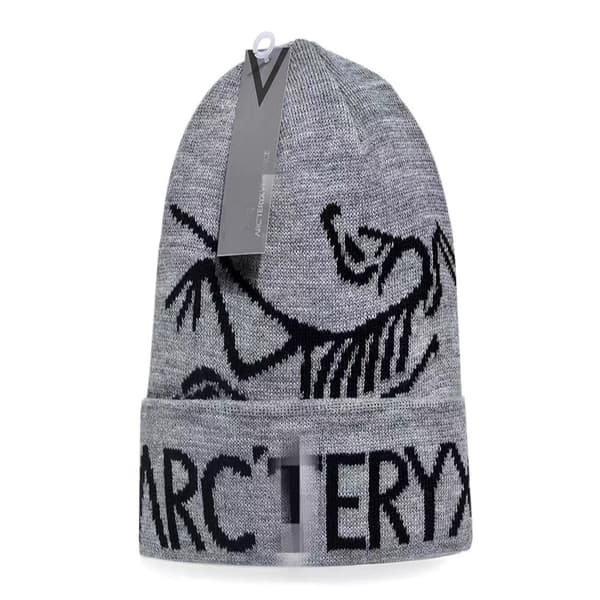 Stickad mössa i hip-hop-stil GRÅ Grey