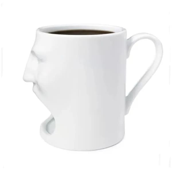 Rolig Ansiktskaffemugg Keramisk Mugg Pajätarmugg