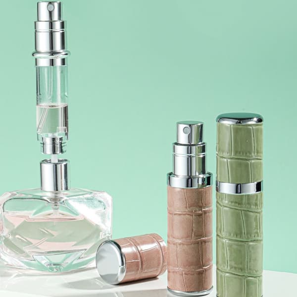 5 ml Parfume Split Flaske Sprayflaske MØRK GRØN dark green