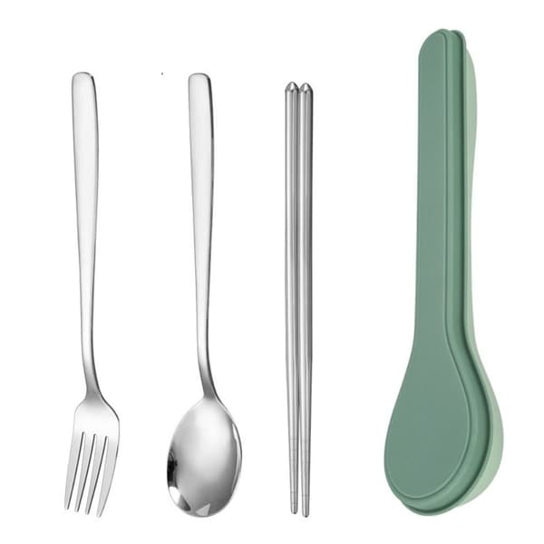 Ruokailuvälinesetti Vihreä Green