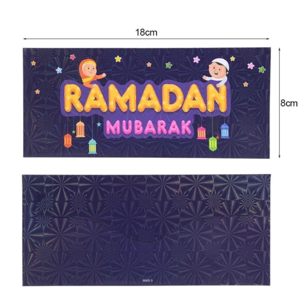Eid Mubarak kuvert Eid Al-fitr-inbjudan 7 7 7