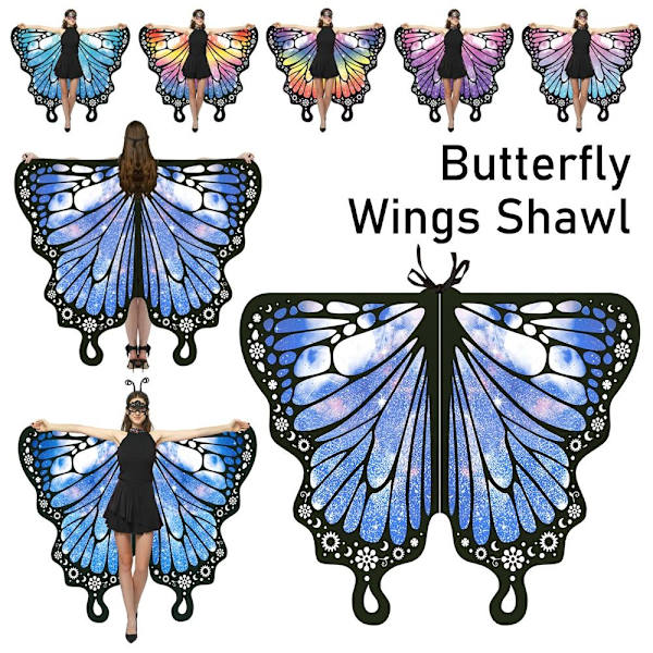 Butterfly Cape Butterfly Wings Sjal 02 02 02