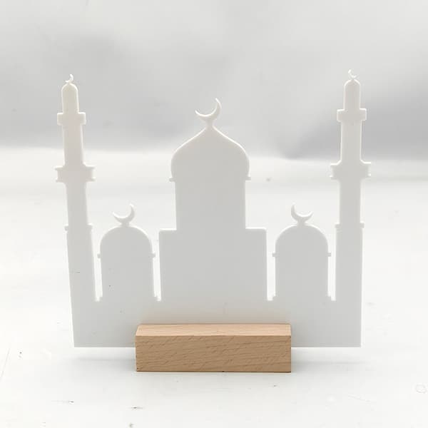3 stk/sæt Ramadan Borddekoration Bordpynt Eid Mubarak