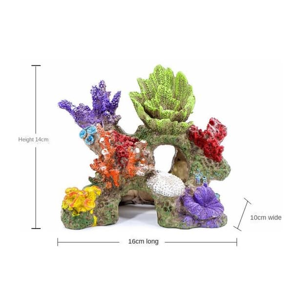 Korallpynt Akvarium Dekor Fisketank Dekor