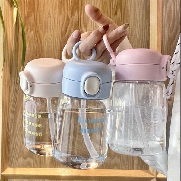 Barn Sippy Cup Tecknade Vattenflaskor ROSA pink
