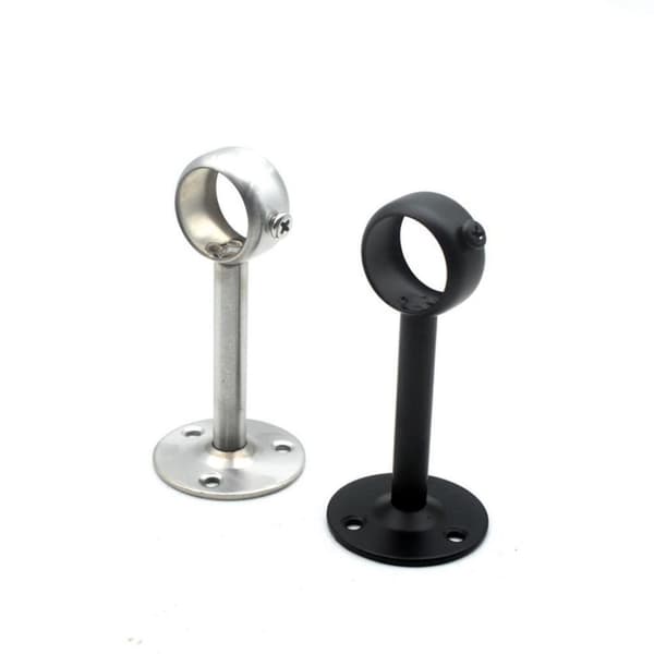 Rør Støtte Skinne Holder SORT Black