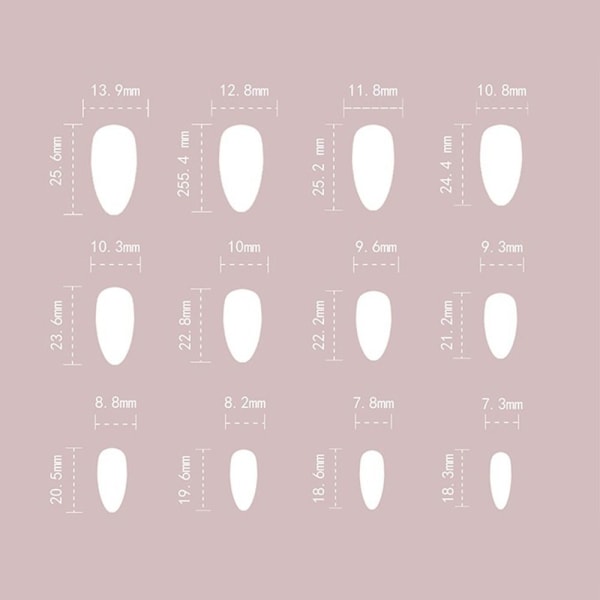 Falske Nails Fake Nials JP2747 JP2747 JP2747