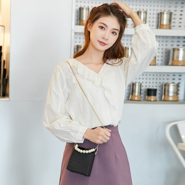 Kjede skulderveske Crossbody Bøttevesker RØD red