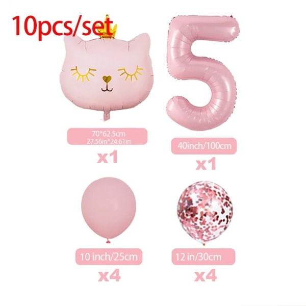 10 kpl/ set Syntymäpäivänumeropallot Jumbo Numeropallo 3 3 3