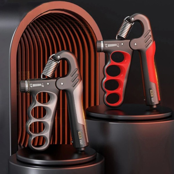 Grip Strength Trainer Hand Grip Strengthener GRÅ grey