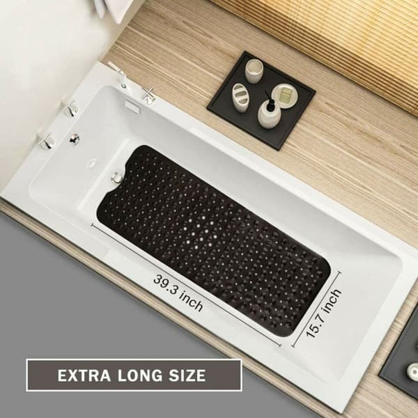 Badekarmatte Dusjmatte SVART black