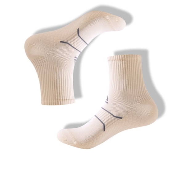 Lange rørstrømper Casual sokker BEIGE Beige