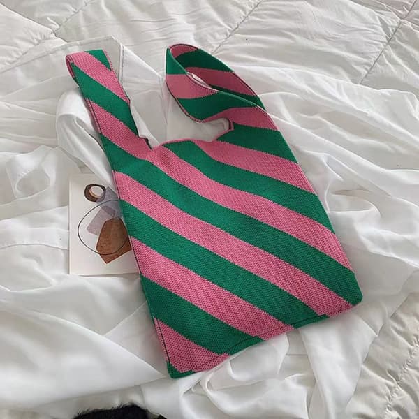 Knut Handledsväska Tote Bag GRÖN Green