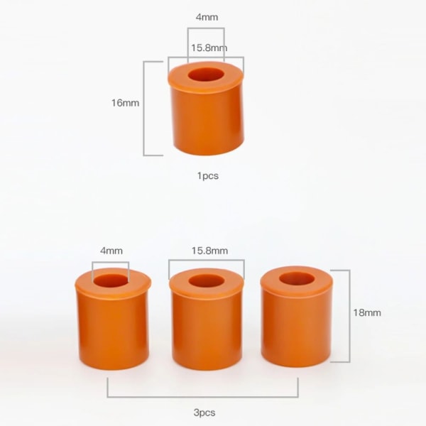 4st 3D-skrivare Värmebäddsfästen Hotbed Leveling Silica Column