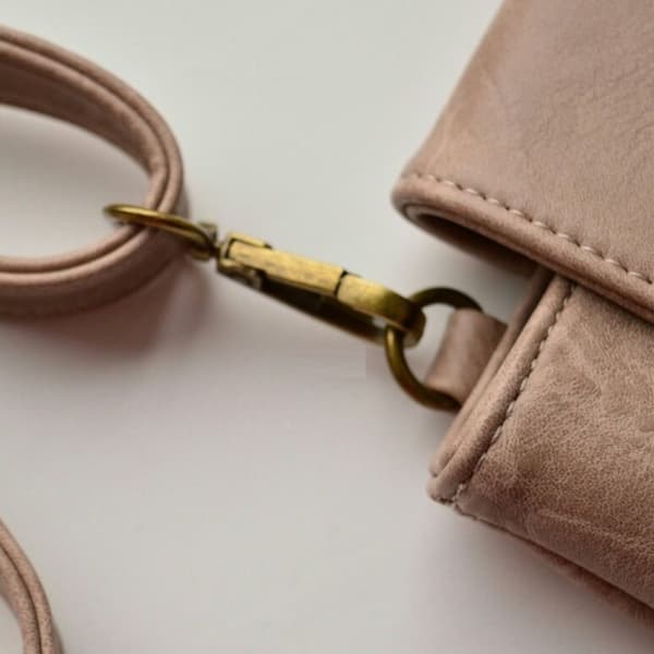 Damkopplingar Väska PU Läder Crossbody Väskor KHAKI khaki