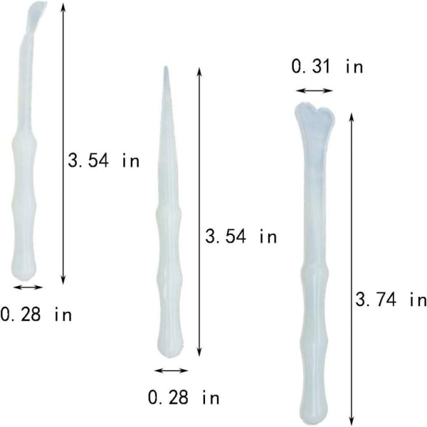 Form Verktyg Sticks Färgmoduleringsblandningssked