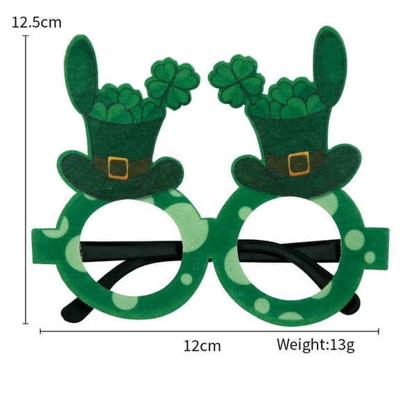 St. Patrick's Day Glasögon Klöver Glasögon 2 2 2