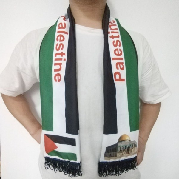 Palestina flaggskjerf Palestina nasjonalflagg halstørkle 6 6 6