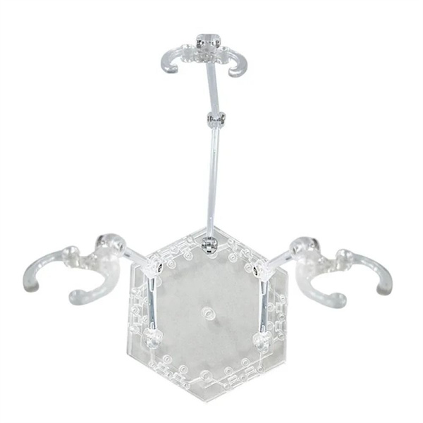 Modellfigurfäste Displayställ VIT White