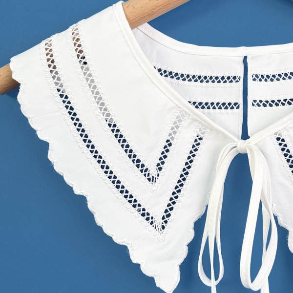 Kvinners blondekrage Dingzhu sjalkrage Front Placket krage