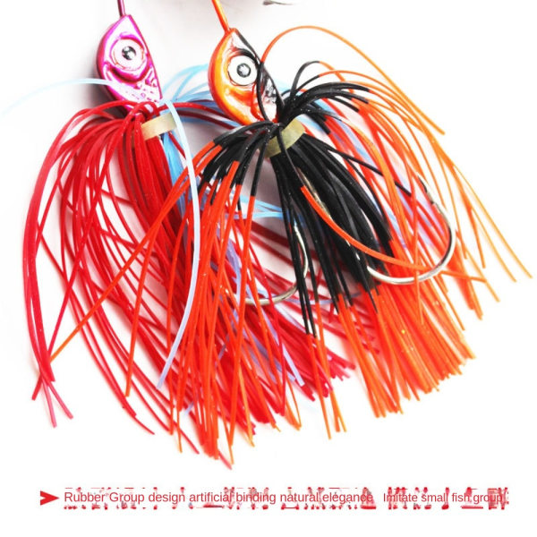 Skjeggfiske lokke Buzzbait FARGE 3 FARGE 3 Color  3