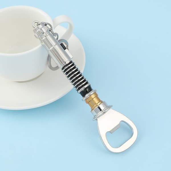 2 stk. flaskeåbner dåseåbner øloplukker Silver 2Pcs-2Pcs