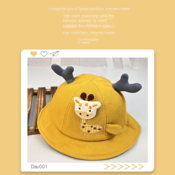 Baby Bucket Hat Barn Solhatt TANGERIN tangerine